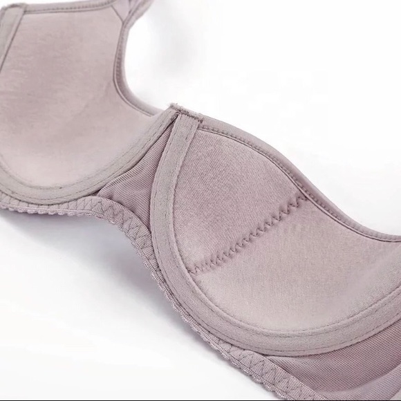 Satin Balconette Bra and panties set - Picture 5 of 10